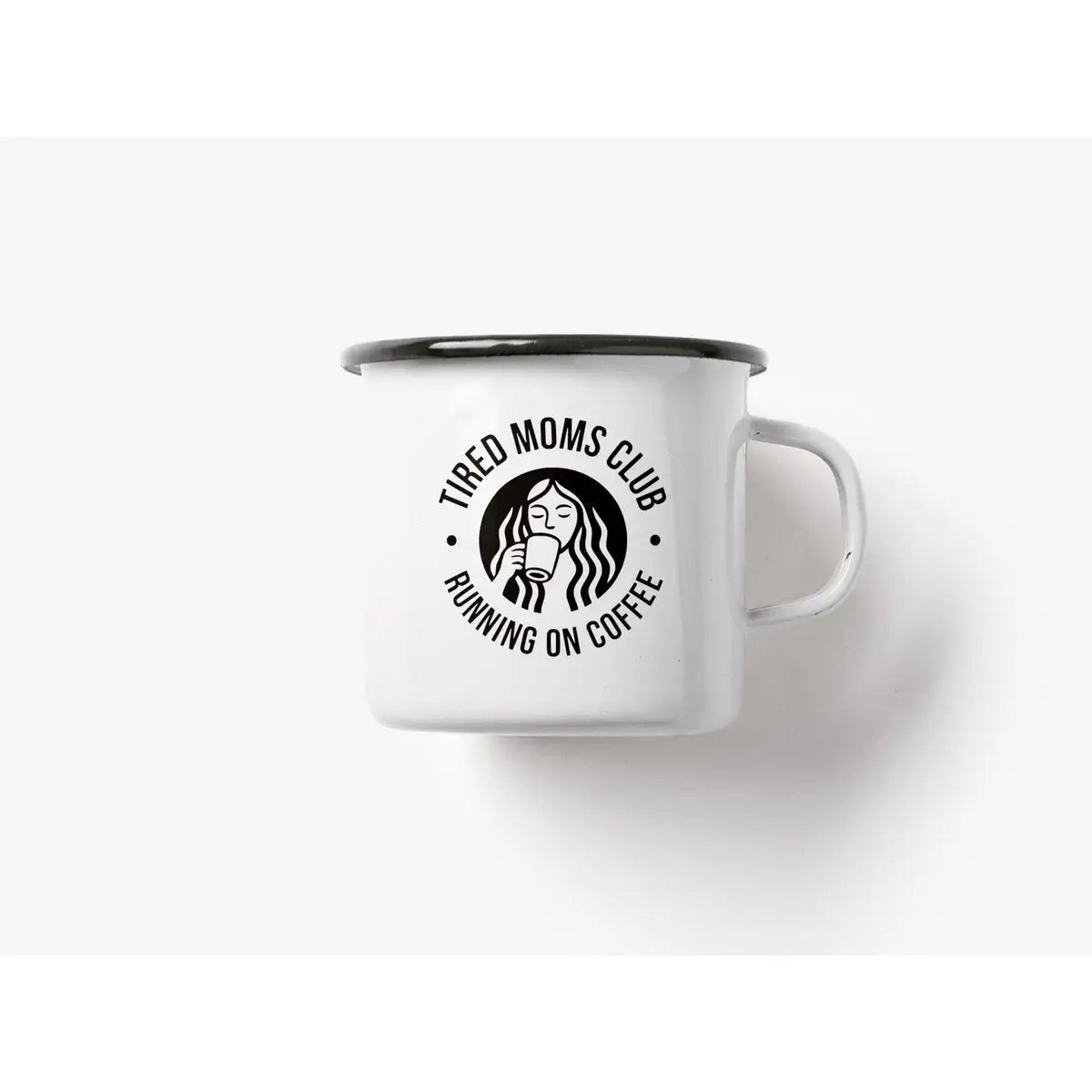 Tasse aus Emaille / Tired Moms