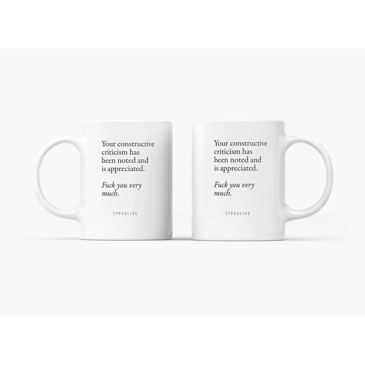 Tasse aus Keramik / "The Mug" Constructive Criticism
