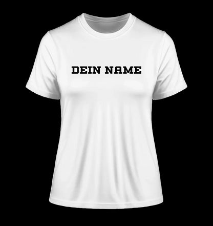 Einfacher Name • Ladies Premium T-Shirt XS-2XL aus Bio-Baumwolle für Damen • Exklusivdesign • personalisiert