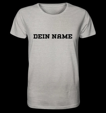 Einfacher Name • Unisex Premium T-Shirt XS-5XL aus Bio-Baumwolle für Damen & Herren • Exklusivdesign • personalisiert