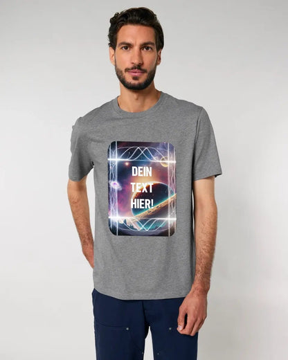 Textblock • Universum • Unisex Premium T - Shirt XS - 5XL aus Bio - Baumwolle für Damen & Herren • Exklusivdesign • personalisiert - HalloGeschenk.de
