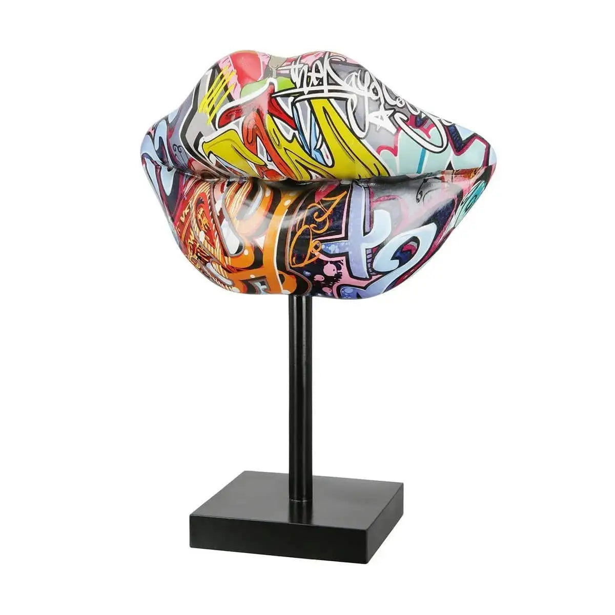 The Kiss • Streetart • Lippen • Skulptur • Wohndeko
