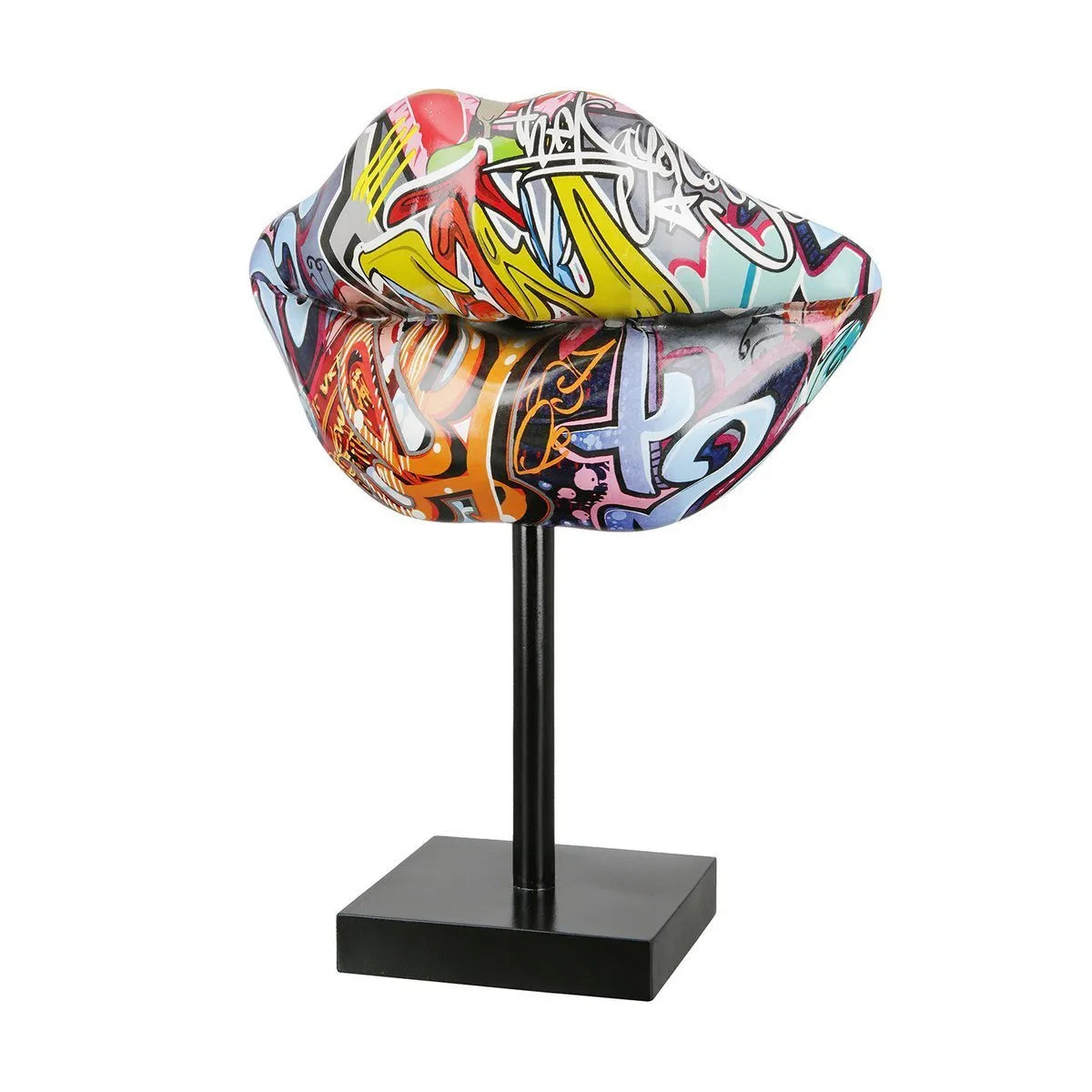 The Kiss • Streetart • Lippen • Skulptur • Wohndeko von HalloGeschenk.de