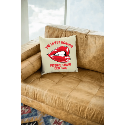 The Spooky, Ducky oder Lippsy Horror Picture Show + Name • Kissen 40x40 cm • personalisiert • Halloween