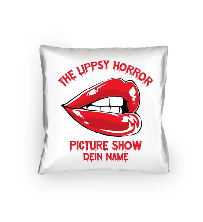 The Spooky, Ducky oder Lippsy Horror Picture Show + Name • Kissen 40x40 cm • personalisiert • Halloween von HalloGeschenk.de