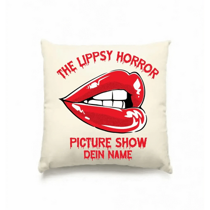The Spooky, Ducky oder Lippsy Horror Picture Show + Name • Kissen 40x40 cm • personalisiert • Halloween