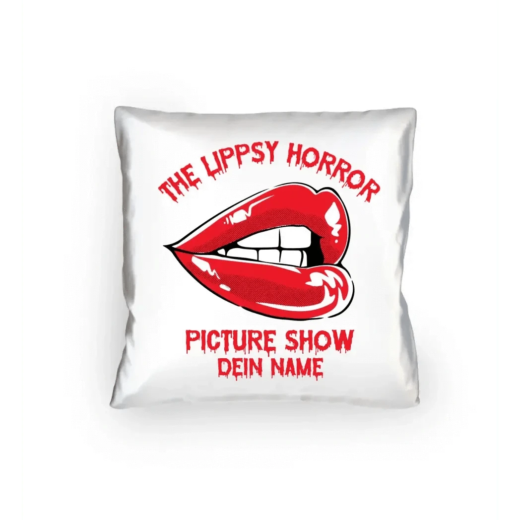 The Spooky, Ducky oder Lippsy Horror Picture Show + Name • Kissen 40x40 cm • personalisiert • Halloween