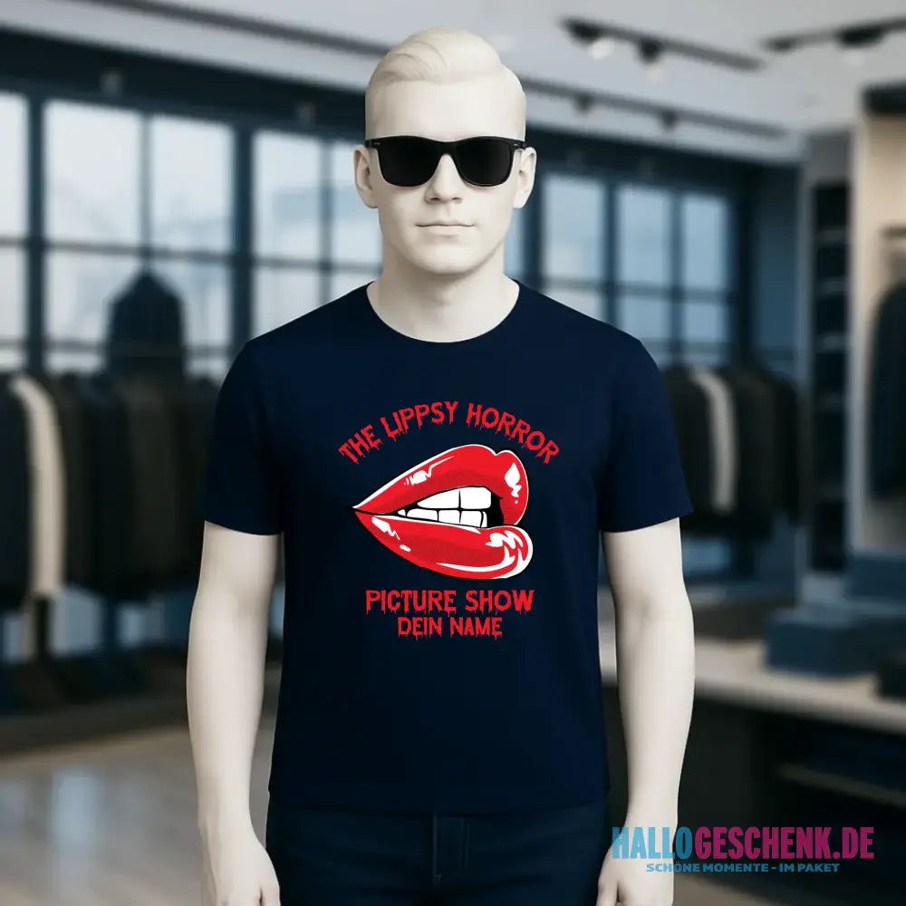 The Spooky, Ducky oder Lippsy Horror Picture Show + Name • Skateboard • Unisex Premium T-Shirt XS-5XL aus Bio-Baumwolle für Damen & Herren • Exklusivdesign • personalisiert • Halloween