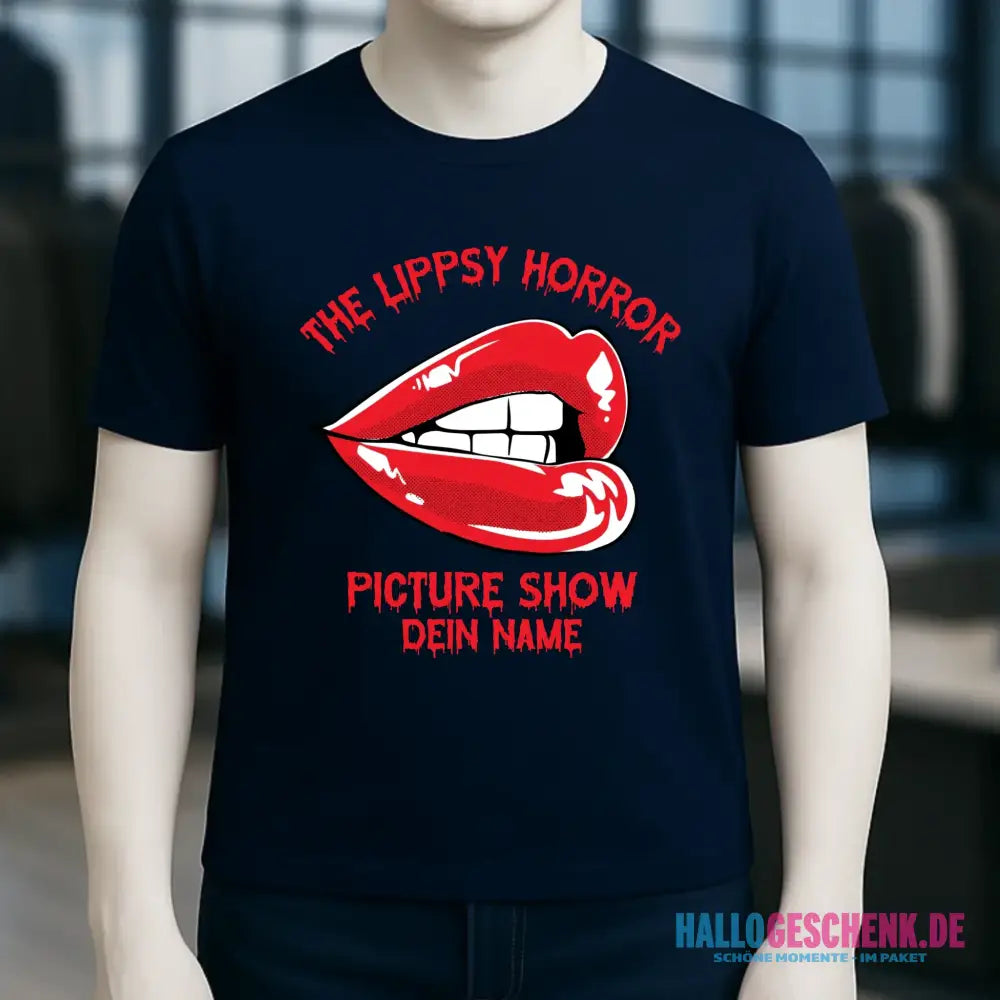 The Spooky, Ducky oder Lippsy Horror Picture Show + Name • Skateboard • Unisex Premium T-Shirt XS-5XL aus Bio-Baumwolle für Damen & Herren • Exklusivdesign • personalisiert • Halloween