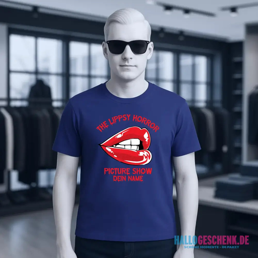 The Spooky, Ducky oder Lippsy Horror Picture Show + Name • Skateboard • Unisex Premium T-Shirt XS-5XL aus Bio-Baumwolle für Damen & Herren • Exklusivdesign • personalisiert • Halloween