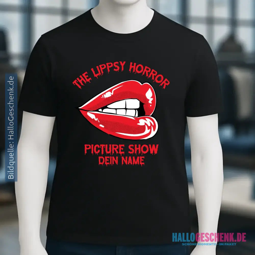 The Spooky, Ducky oder Lippsy Horror Picture Show + Name • Skateboard • Unisex Premium T-Shirt XS-5XL aus Bio-Baumwolle für Damen & Herren • Exklusivdesign • personalisiert • Halloween