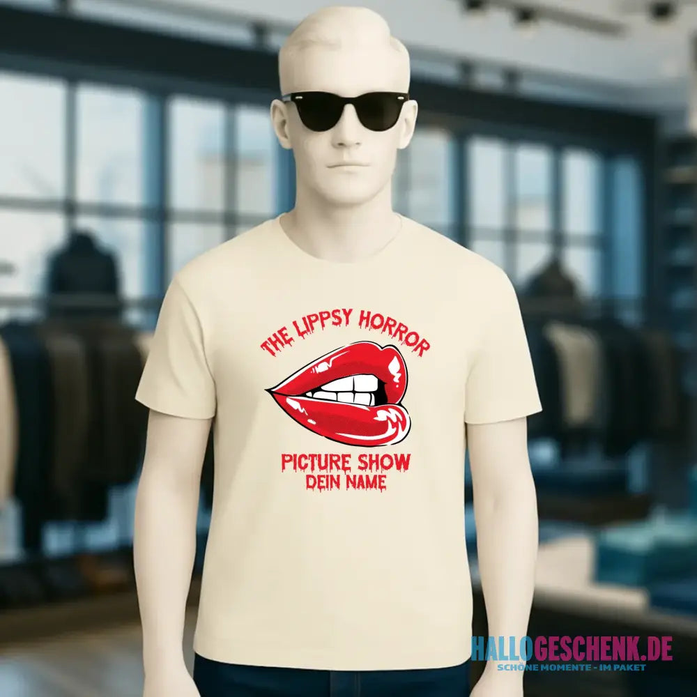 The Spooky, Ducky oder Lippsy Horror Picture Show + Name • Skateboard • Unisex Premium T-Shirt XS-5XL aus Bio-Baumwolle für Damen & Herren • Exklusivdesign • personalisiert • Halloween