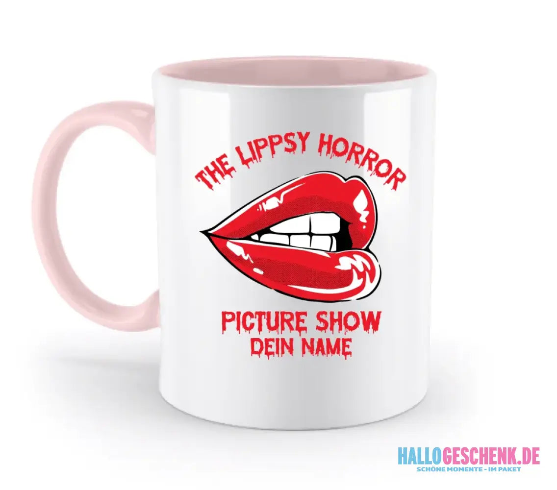 The Spooky, Ducky oder Lippsy Horror Picture Show + Name • zweifarbige Tasse spülmaschinengeeignet • Exklusivdesign • personalisiert • Halloween