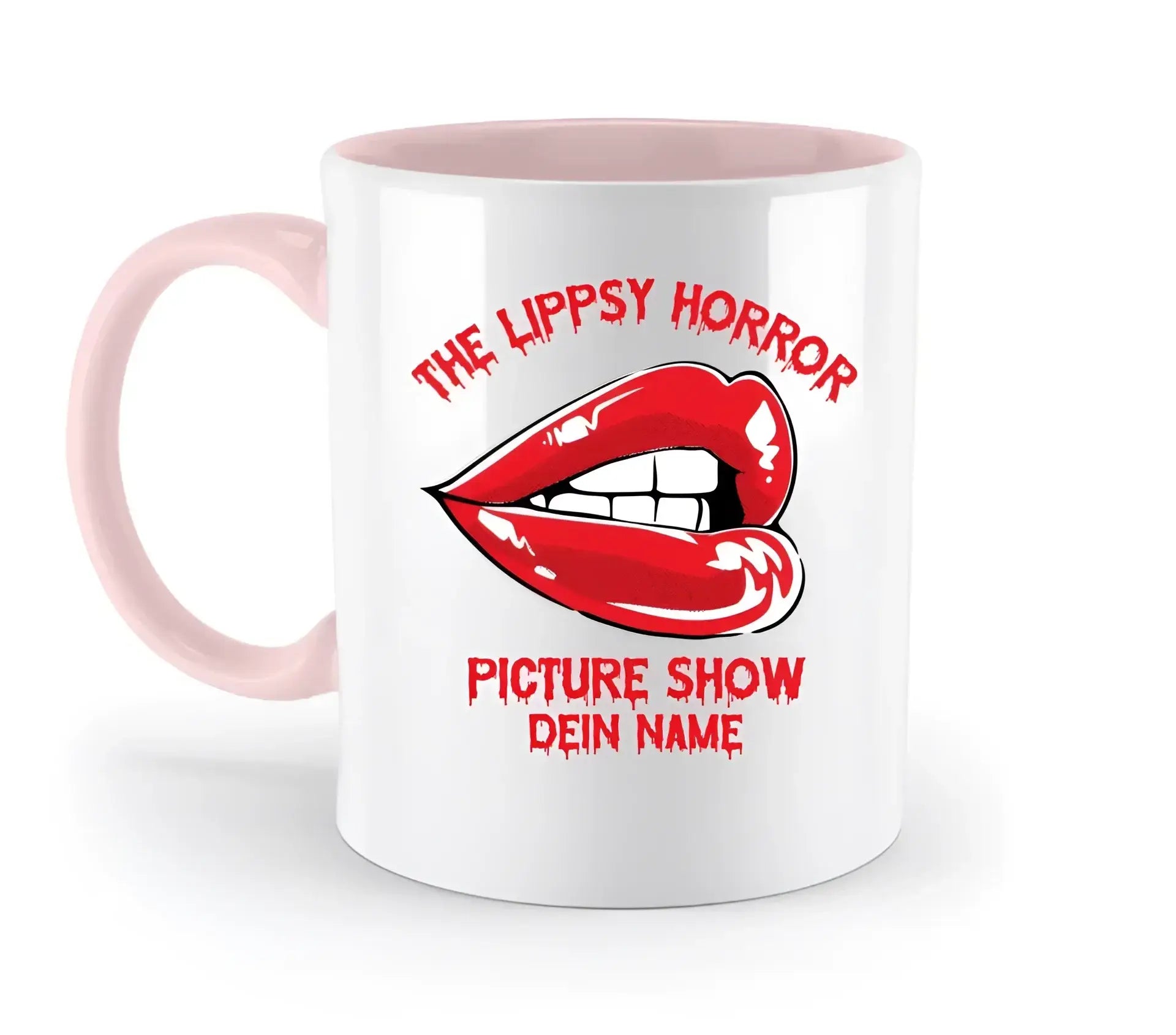 The Spooky, Ducky oder Lippsy Horror Picture Show + Name • zweifarbige Tasse spülmaschinengeeignet • Exklusivdesign • personalisiert • Halloween