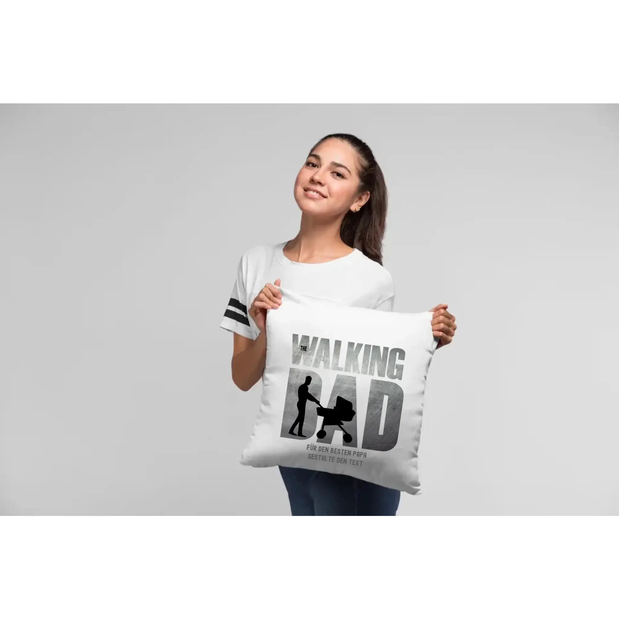 The Walking Dad 1 • Kissen 40x40 cm • Motivprodukt • personalisiert