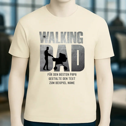 The Walking Dad 1 • Unisex Premium T-Shirt XS-5XL aus Bio-Baumwolle für Damen & Herren • Motivprodukt • personalisiert