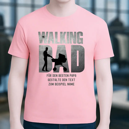The Walking Dad 1 • Unisex Premium T-Shirt XS-5XL aus Bio-Baumwolle für Damen & Herren • Motivprodukt • personalisiert