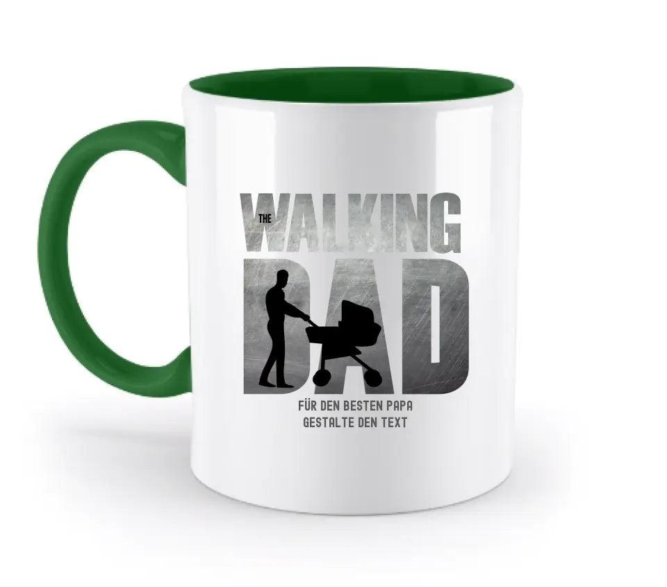 The Walking Dad 1 • zweifarbige Tasse • Motivprodukt • personalisiert - HalloGeschenk.de
