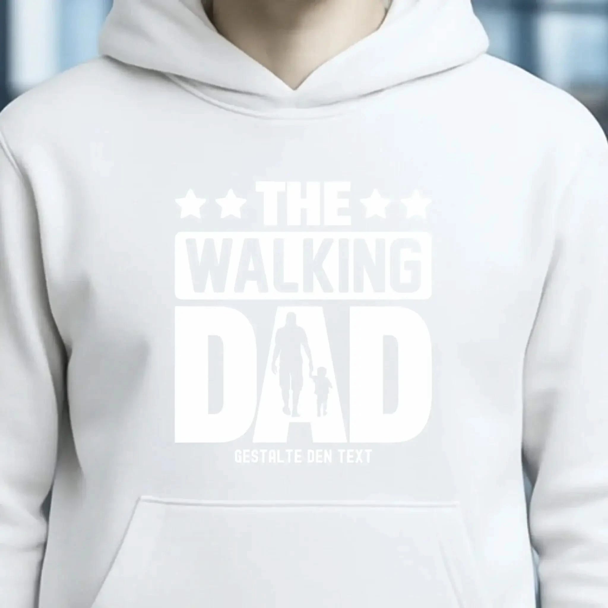 The Walking Dad 2 • Unisex Premium Hoodie XS-5XL aus Bio-Baumwolle für Damen & Herren • Motivprodukt • personalisiert