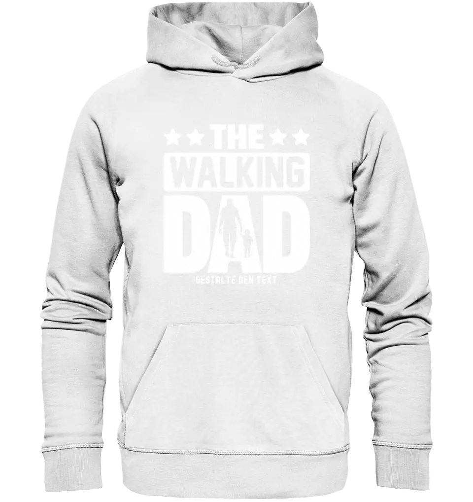 The Walking Dad 2 • Unisex Premium Hoodie XS - 5XL aus Bio - Baumwolle für Damen & Herren • Motivprodukt • personalisiert - HalloGeschenk.de