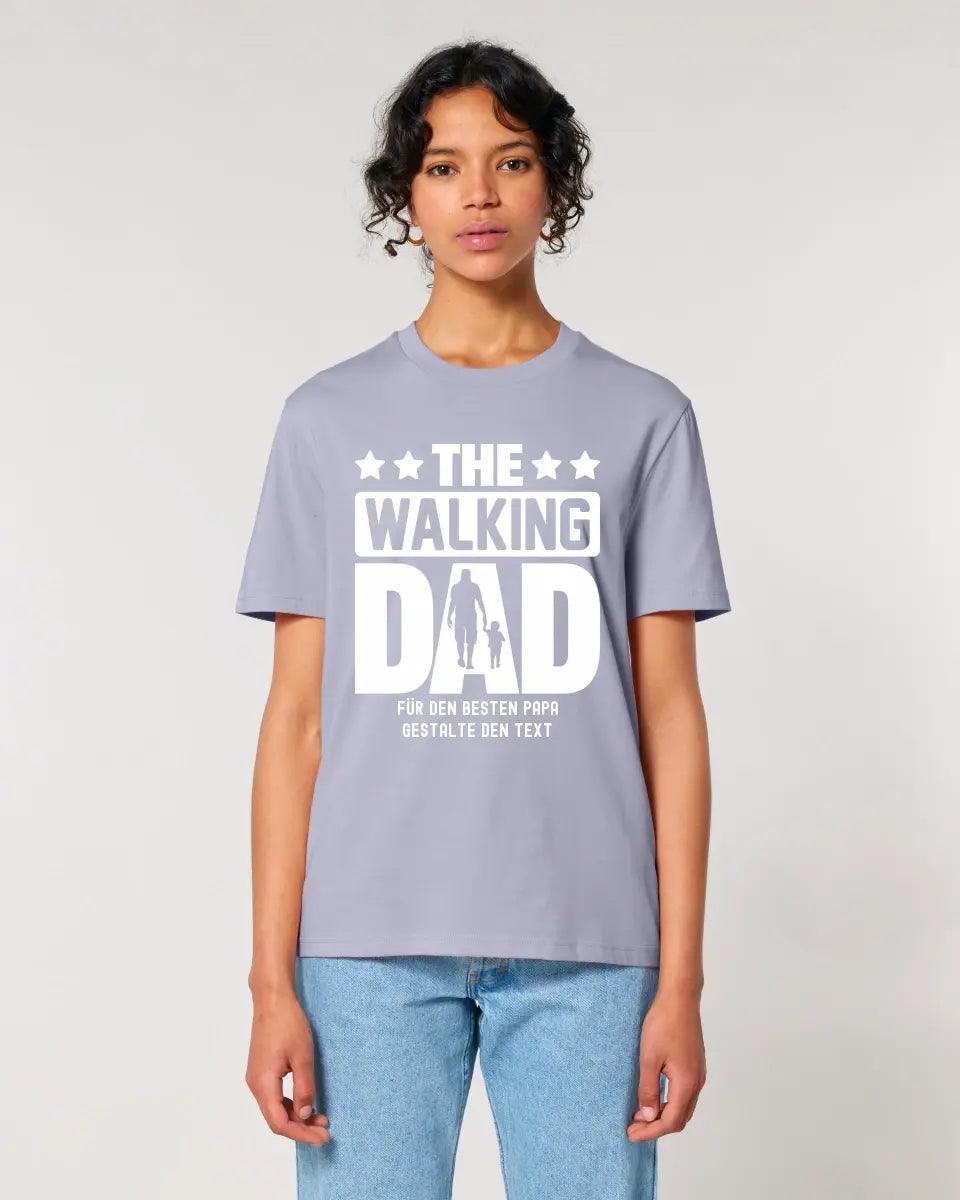 The Walking Dad 2 • Unisex Premium T - Shirt XS - 5XL aus Bio - Baumwolle für Damen & Herren • Motivprodukt • personalisiert - HalloGeschenk.de