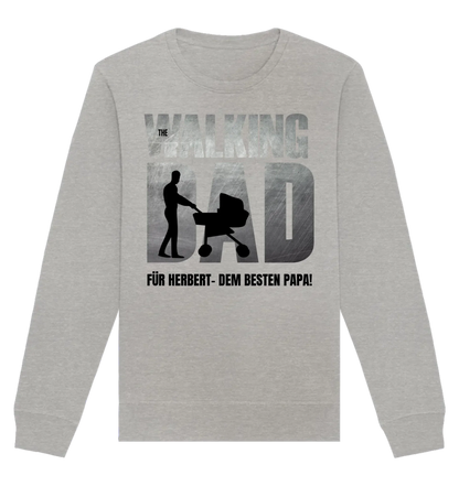 HalloGeschenk.de front-organic-basic-unisex-sweatshirt-c2c1c0-1116x