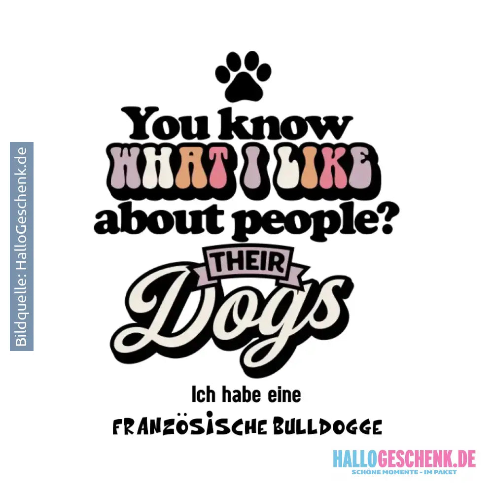 Their Dogs • Hund • Passe den Text an • STICKER 20x20 cm (Aufkleber) - White / OneSize / ausgestanzter Sticker 20x20 cm