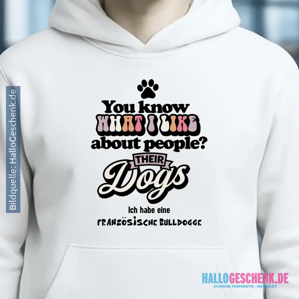 Their Dogs • Hund • Passe den Text an • Unisex Premium Hoodie XS-5XL aus Bio-Baumwolle für Damen & Herren • Exklusivdesign • personalisiert