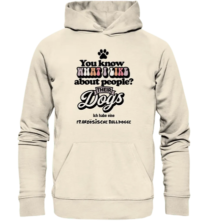 Their Dogs • Hund • Passe den Text an • Unisex Premium Hoodie XS-5XL aus Bio-Baumwolle für Damen & Herren • Exklusivdesign • personalisiert