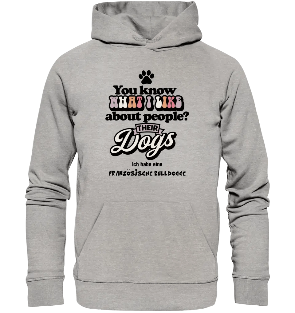 Their Dogs • Hund • Passe den Text an • Unisex Premium Hoodie XS - 5XL aus Bio - Baumwolle für Damen & Herren • Exklusivdesign • personalisiert - HalloGeschenk.de