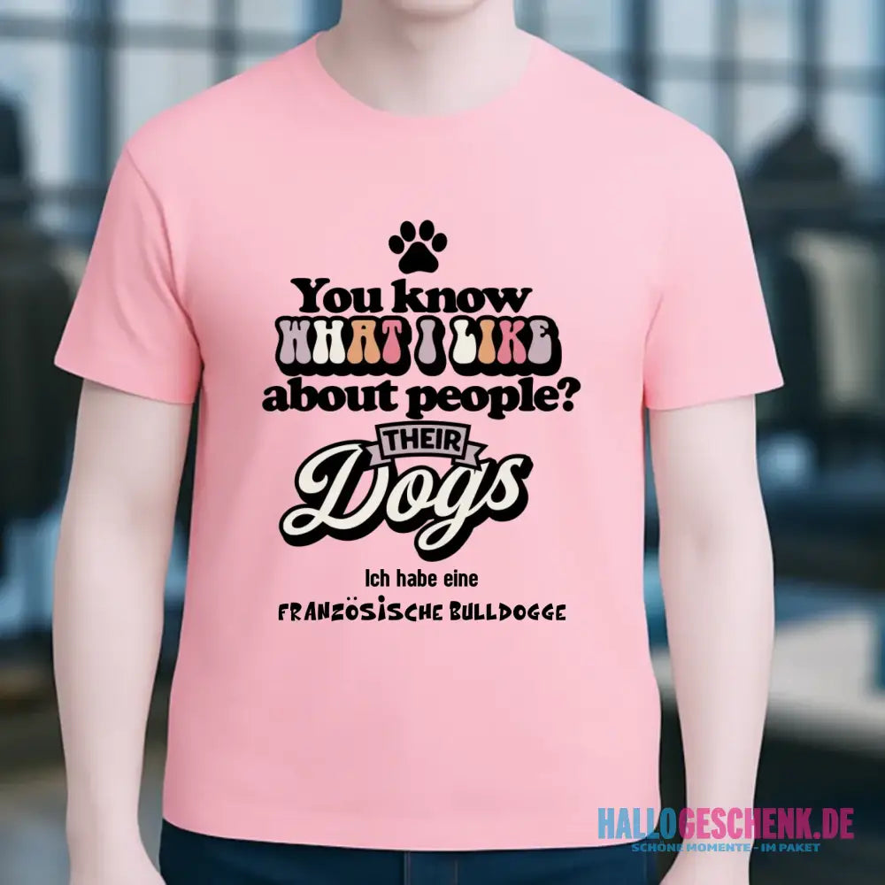 Their Dogs • Hund • Passe den Text an • Unisex Premium T-Shirt XS-5XL aus Bio-Baumwolle für Damen & Herren • Exklusivdesign • personalisiert