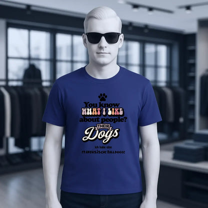 Their Dogs • Hund • Passe den Text an • Unisex Premium T-Shirt XS-5XL aus Bio-Baumwolle für Damen & Herren • Exklusivdesign • personalisiert