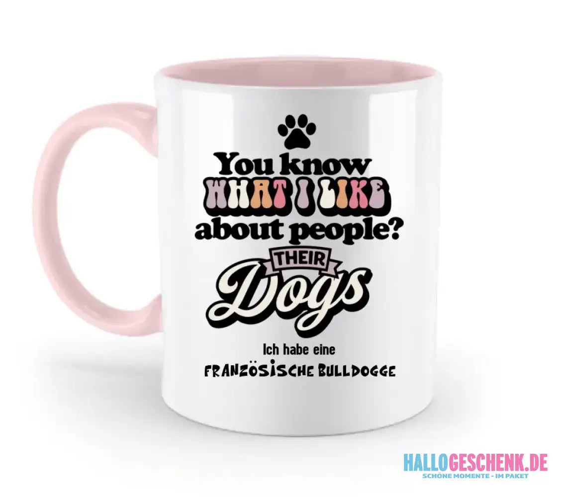 Their Dogs • Hund • Passe den Text an • zweifarbige Tasse • Exklusivdesign • personalisiert