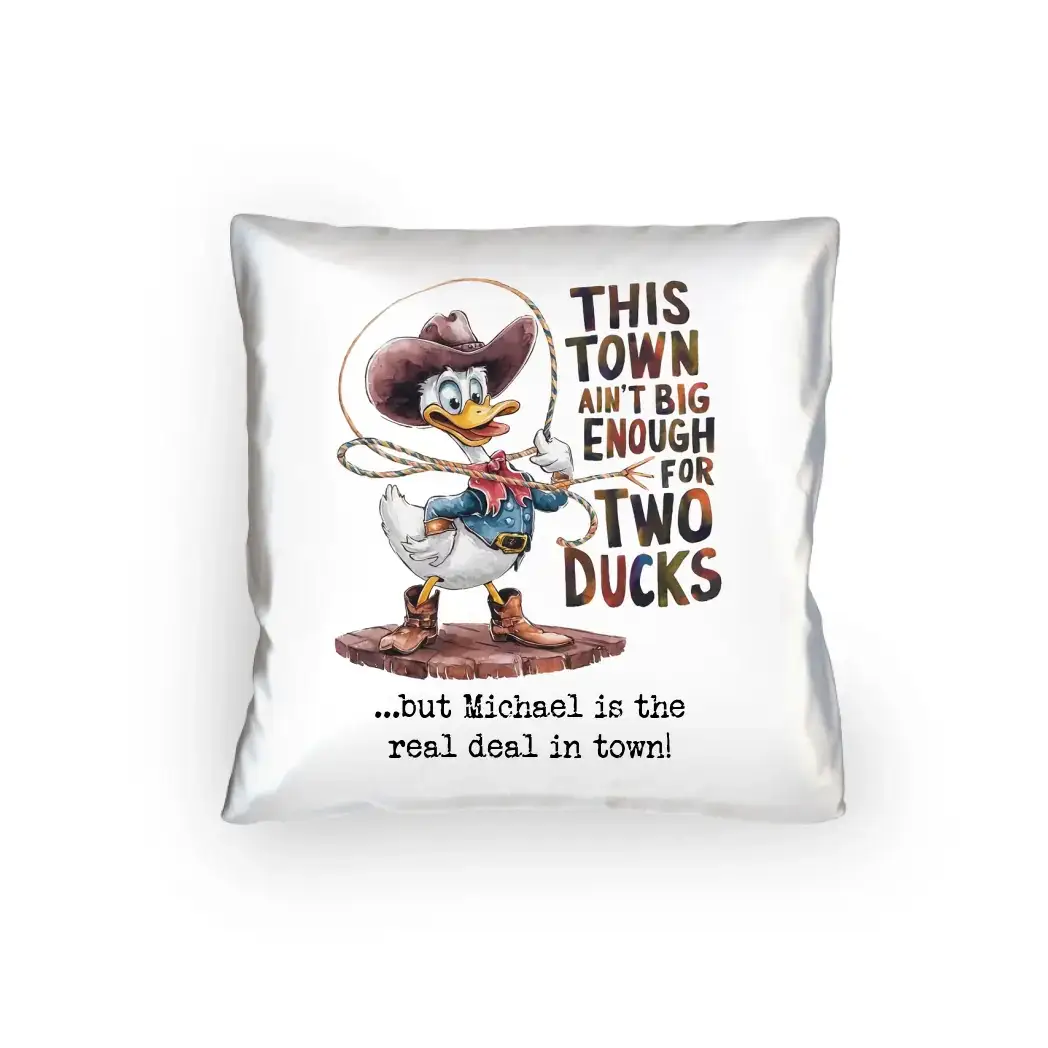 THIS TOWN 2 • DUCK • ENTE • Kissen 40x40 cm • Exklusivdesign • personalisiert