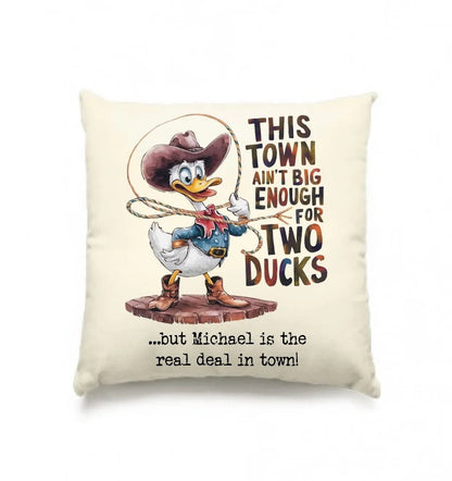 THIS TOWN 2 • DUCK • ENTE • Kissen 40x40 cm • Exklusivdesign • personalisiert von HalloGeschenk.de