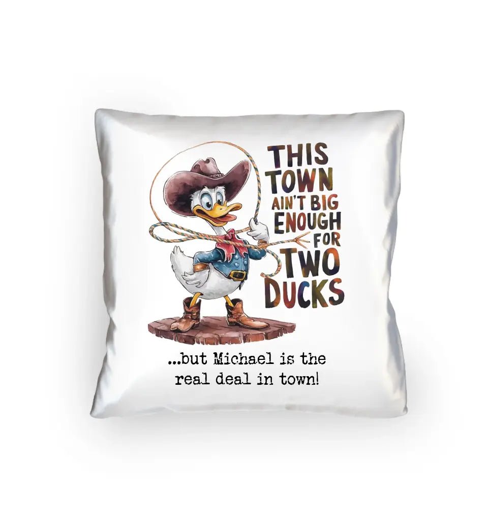 THIS TOWN 2 • DUCK • ENTE • Kissen 40x40 cm • Exklusivdesign • personalisiert von HalloGeschenk.de