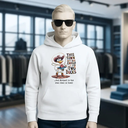 THIS TOWN 2 • DUCK • ENTE • Unisex Premium Hoodie XS-5XL aus Bio-Baumwolle für Damen & Herren • Exklusivdesign • personalisiert