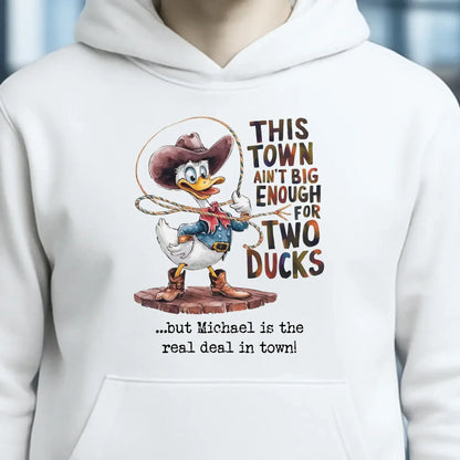 THIS TOWN 2 • DUCK • ENTE • Unisex Premium Hoodie XS-5XL aus Bio-Baumwolle für Damen & Herren • Exklusivdesign • personalisiert