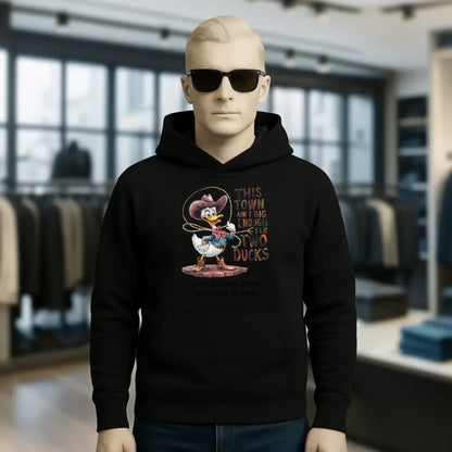 THIS TOWN 2 • DUCK • ENTE • Unisex Premium Hoodie XS-5XL aus Bio-Baumwolle für Damen & Herren • Exklusivdesign • personalisiert