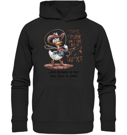 THIS TOWN 2 • DUCK • ENTE • Unisex Premium Hoodie XS - 5XL aus Bio - Baumwolle für Damen & Herren • Exklusivdesign • personalisiert von HalloGeschenk.de