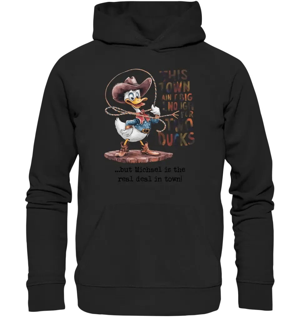 THIS TOWN 2 • DUCK • ENTE • Unisex Premium Hoodie XS - 5XL aus Bio - Baumwolle für Damen & Herren • Exklusivdesign • personalisiert von HalloGeschenk.de