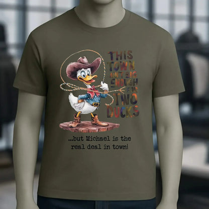 THIS TOWN 2 • DUCK • ENTE • Unisex Premium T-Shirt XS-5XL aus Bio-Baumwolle für Damen & Herren • Exklusivdesign • personalisiert
