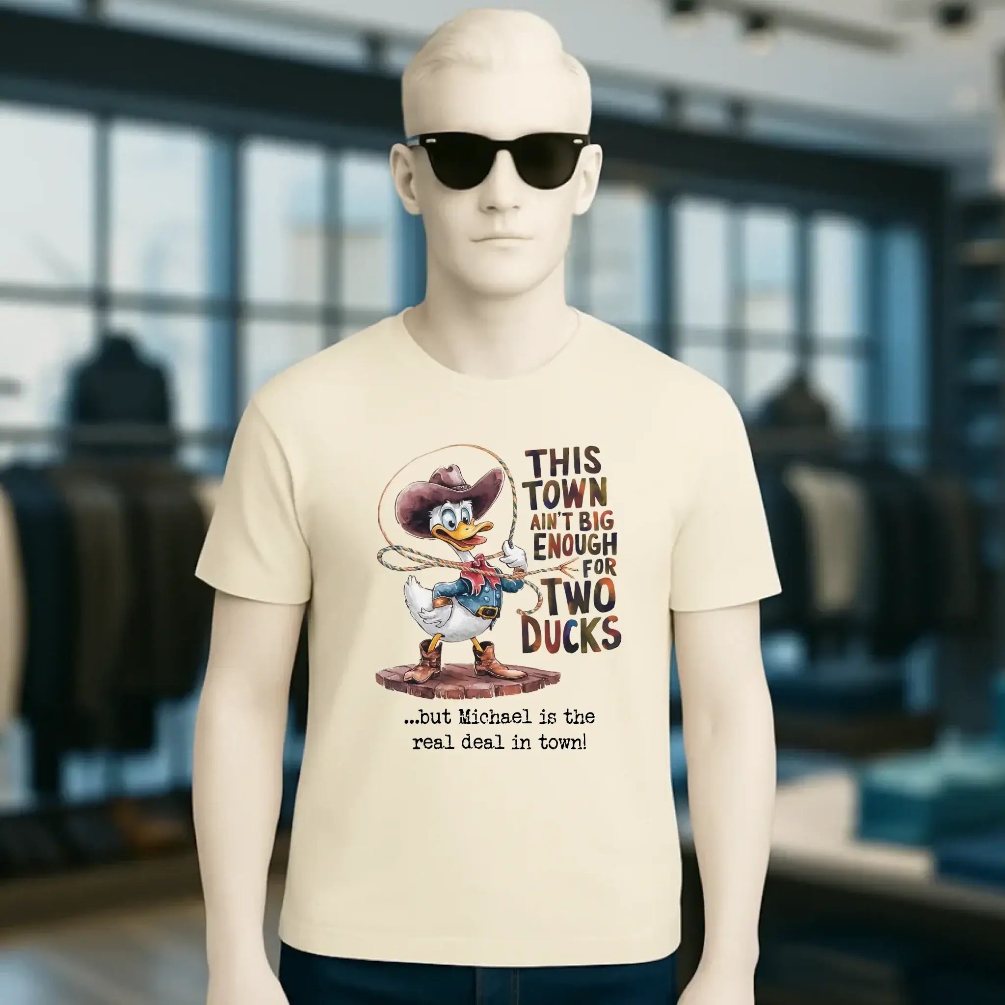 THIS TOWN 2 • DUCK • ENTE • Unisex Premium T-Shirt XS-5XL aus Bio-Baumwolle für Damen & Herren • Exklusivdesign • personalisiert