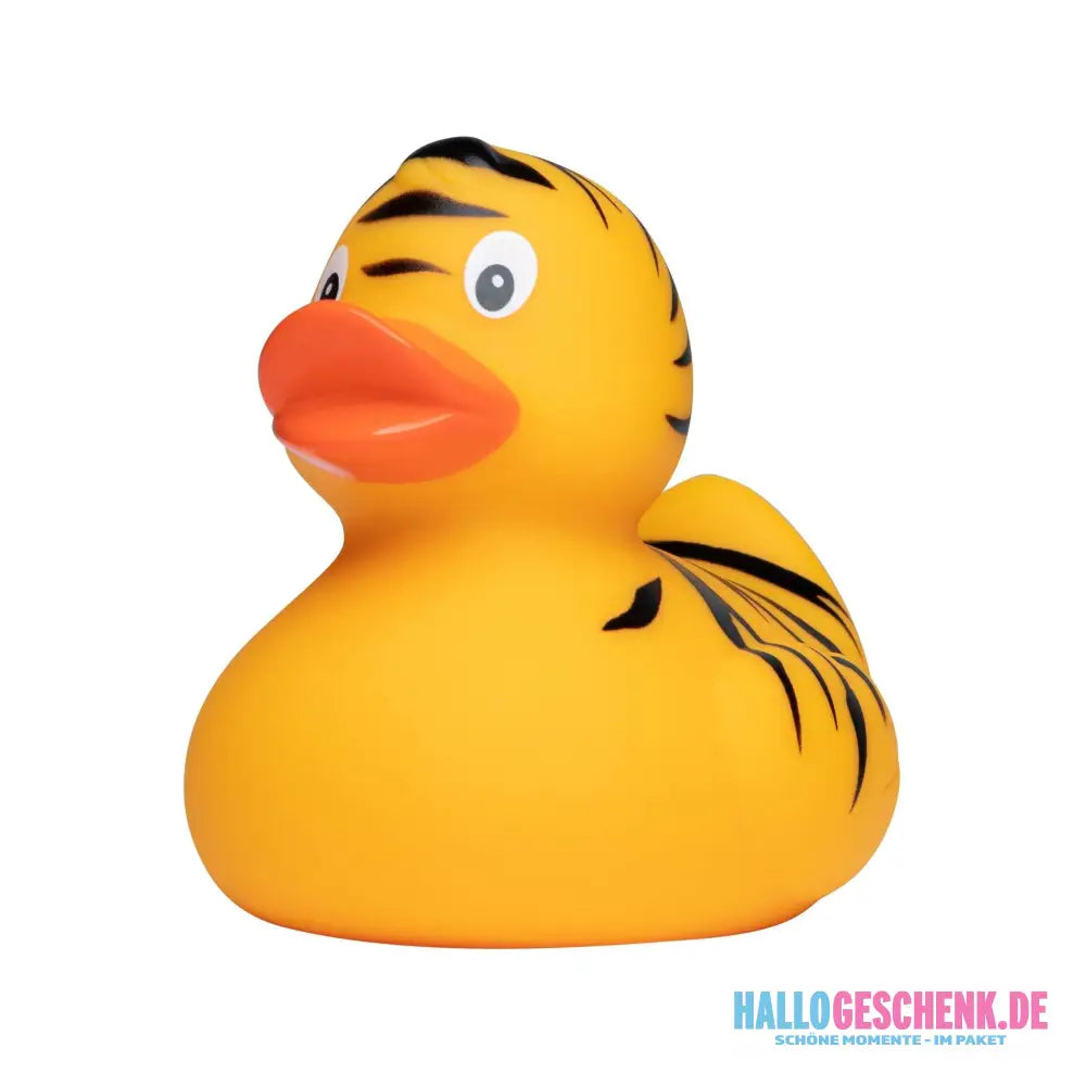 Tiger Tigerstreifen Ente Quietsche-Ente / Badeente