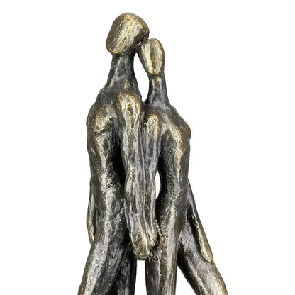 Tischleuchte LED rund Kreis der Liebe, H.33 cm • Skulptur • Wohndeko