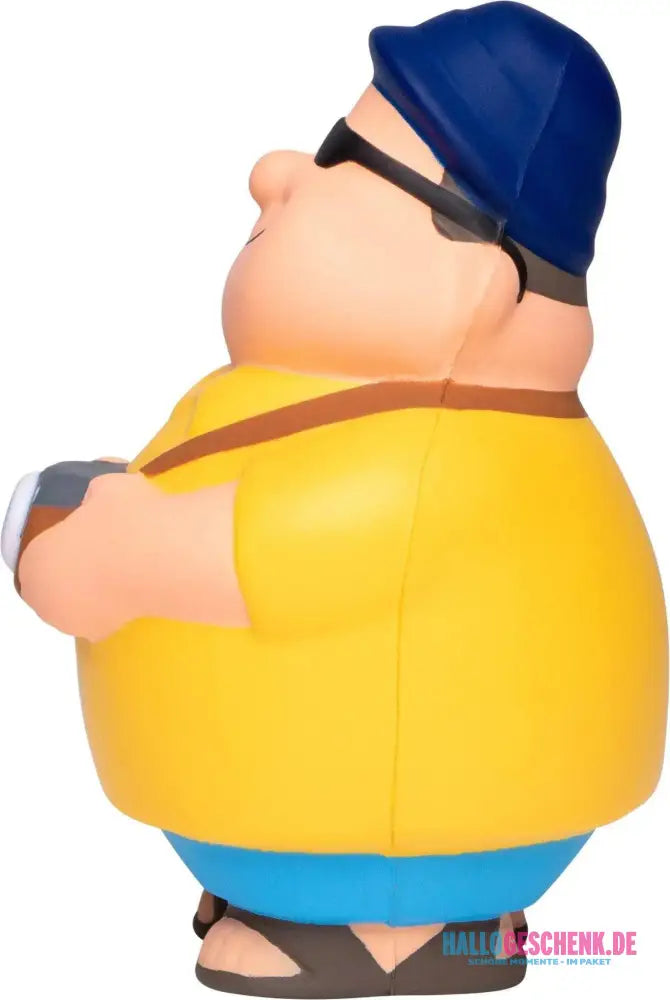 Touri Bert mit Fotokamera Anti-Stress-Quetsch-Figur