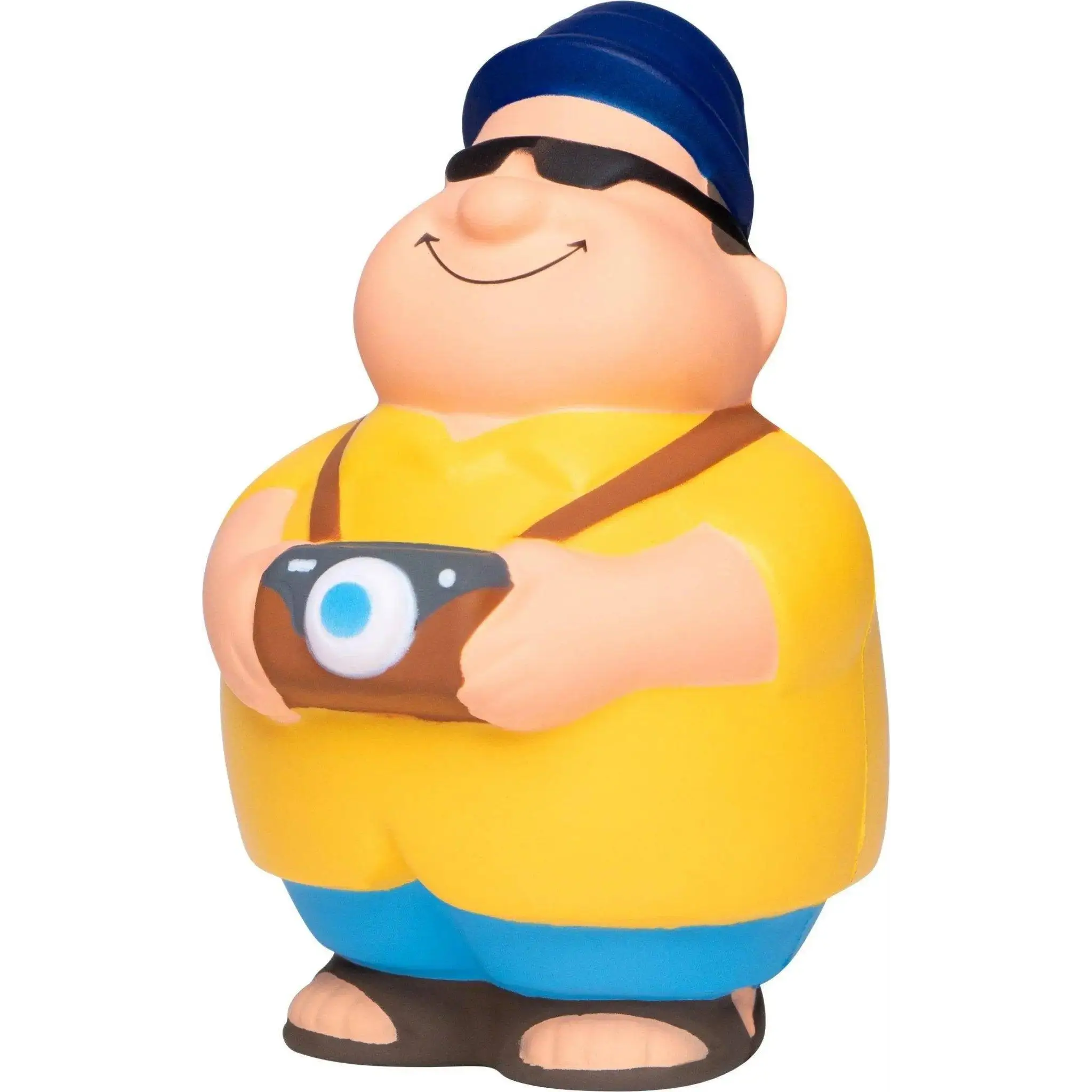 Touri Bert mit Fotokamera Anti-Stress-Quetsch-Figur