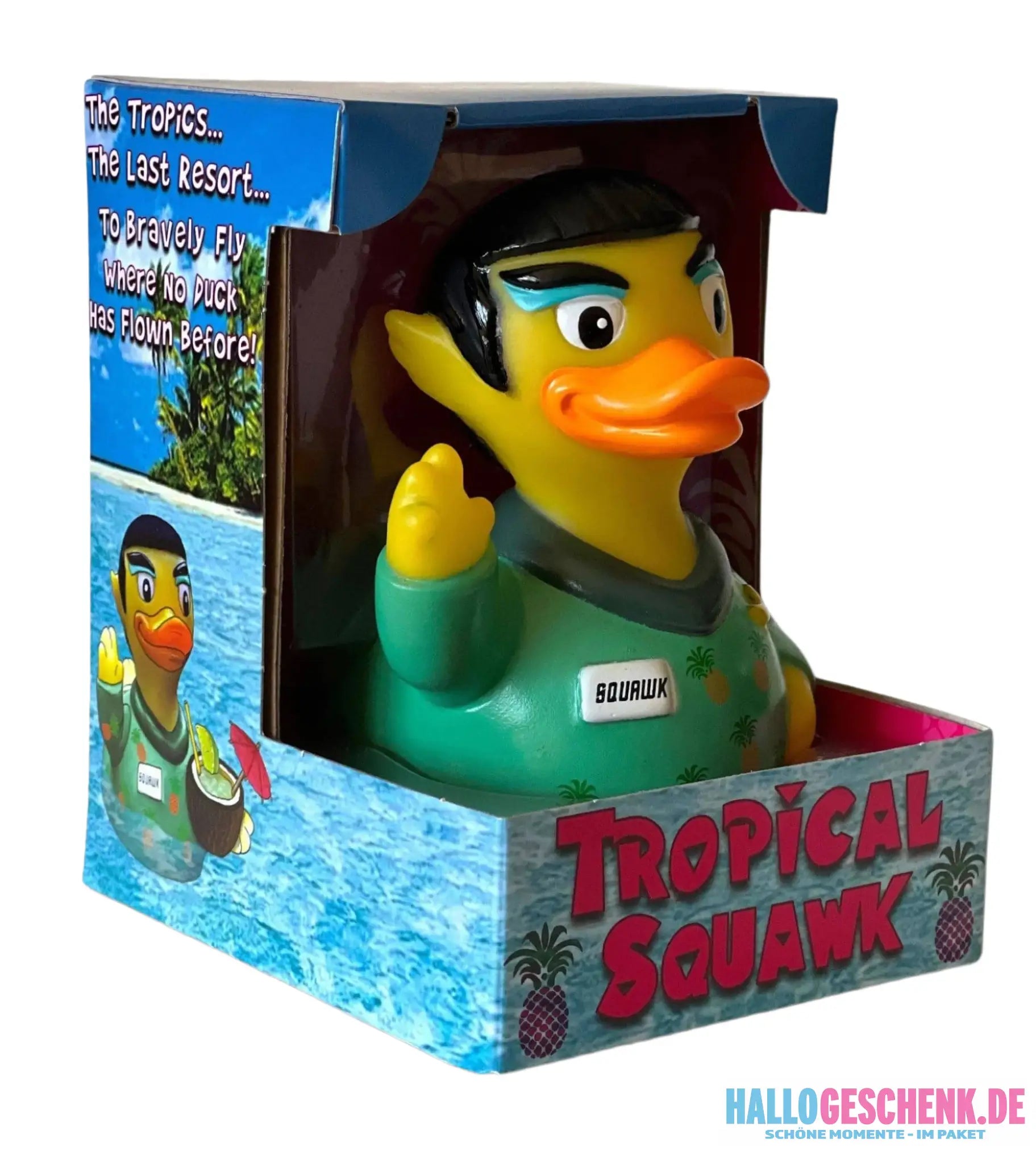 Tropical Squawk • Gummiente in limitierter Auflage • offizielles Produkt von CelebriDucks