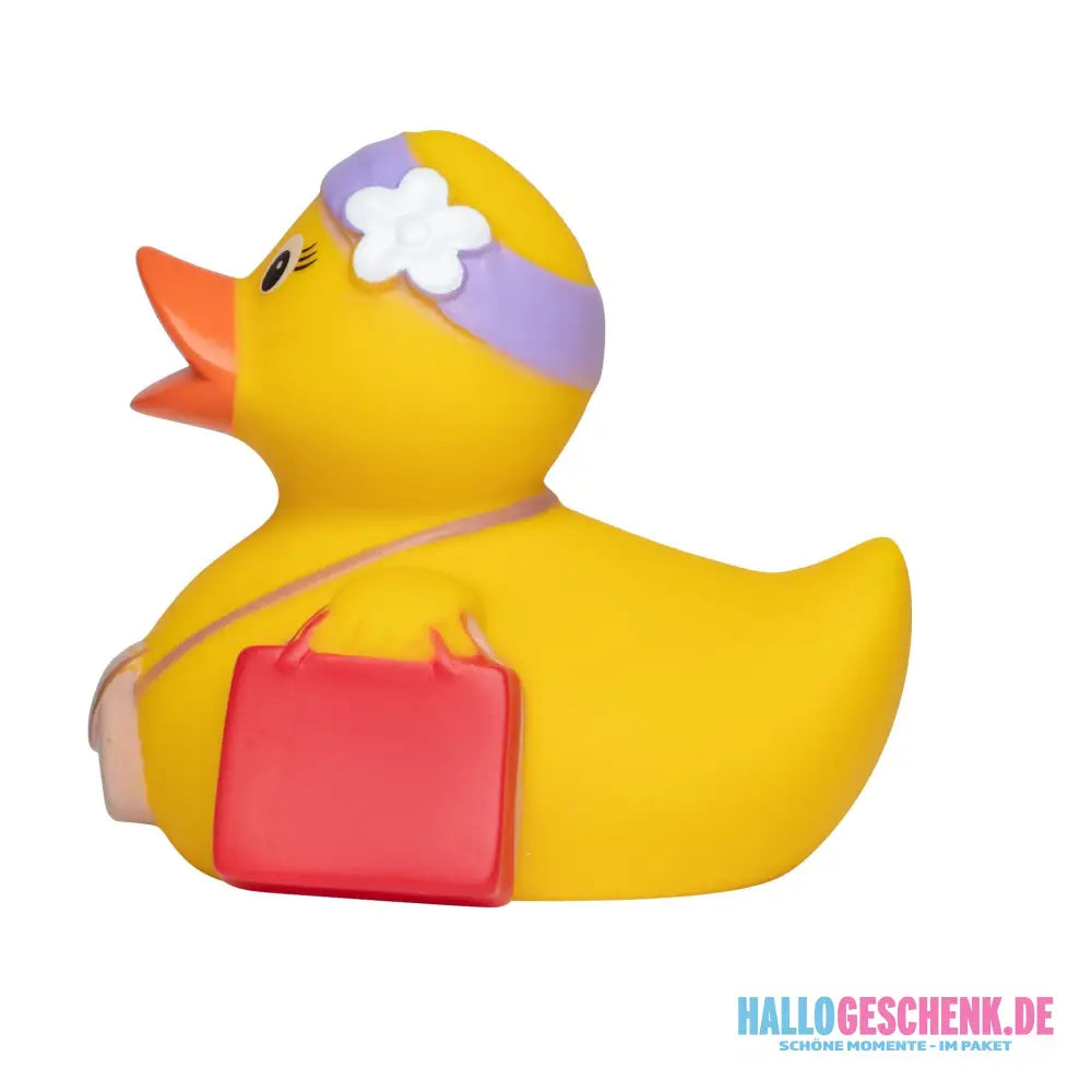 Urlaub • Geschenkset verschiedene Versionen • Quetschfigur • Badeente