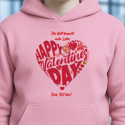 Valentinstag • Herz • Unisex Premium Hoodie XS-5XL aus Bio-Baumwolle für Damen & Herren